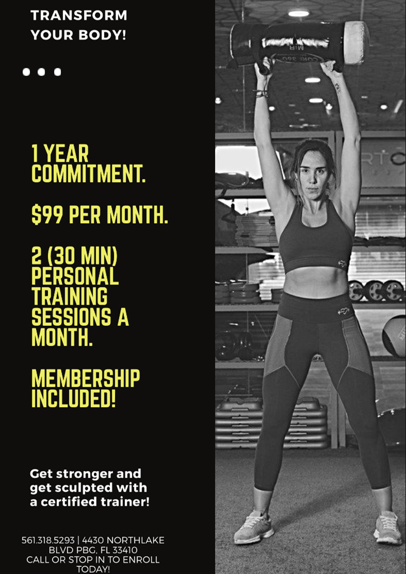 Personal Training Membership Special