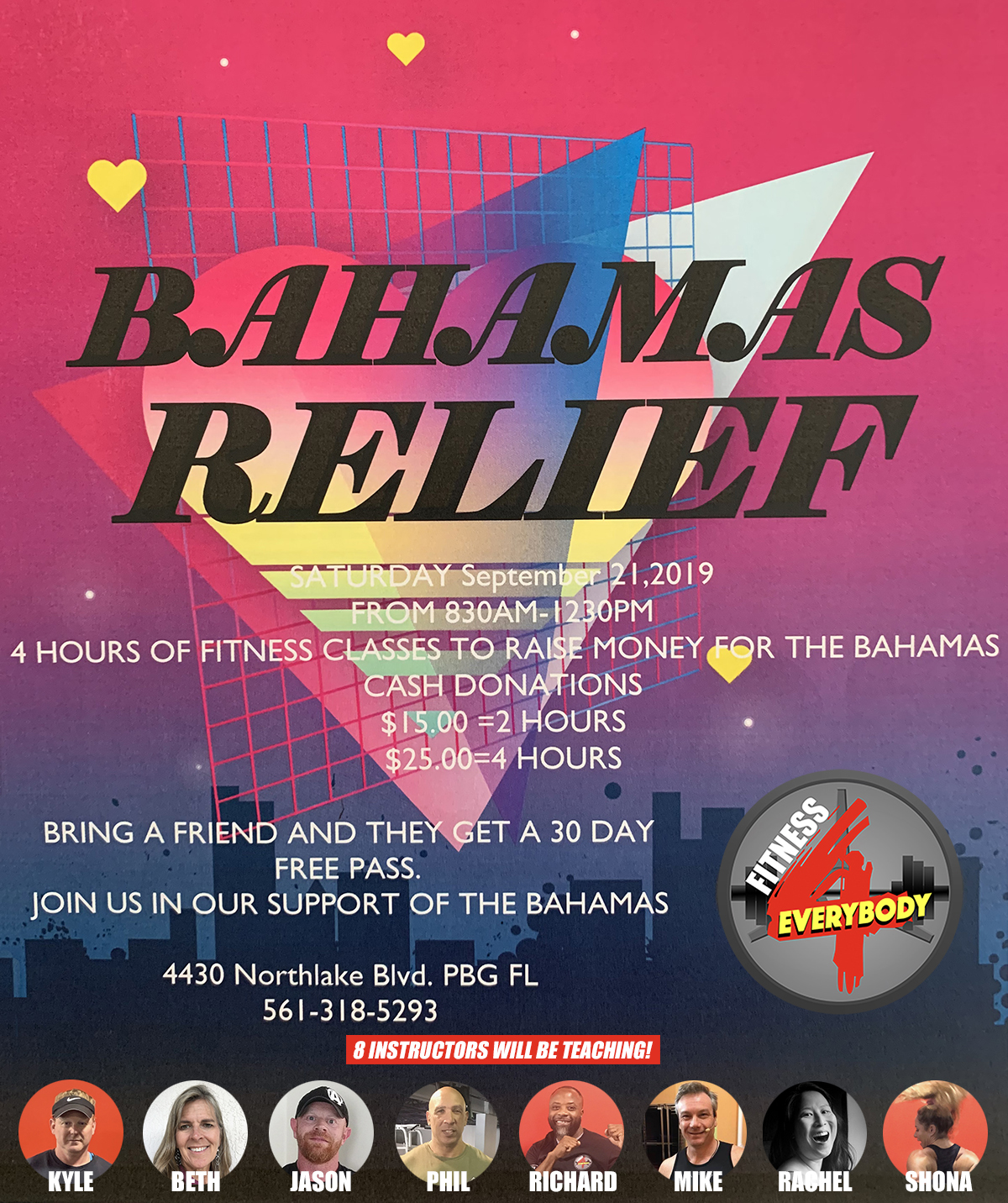 Bahamas Relief Zumba Masters Class - September 21th, 2019