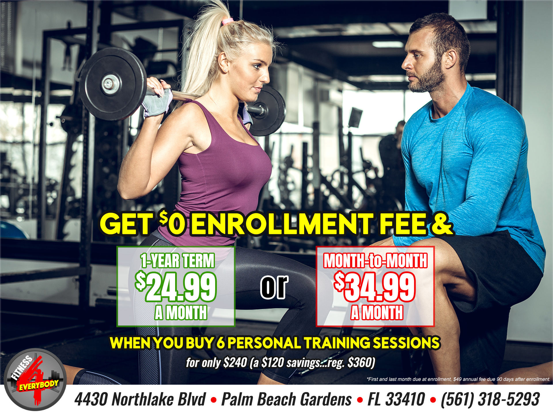 Membership & Personal Training Specials Membership & Personal Training Specials